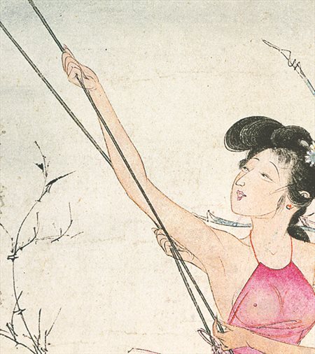 河曲-胡也佛的仕女画和最知名的金瓶梅秘戏图